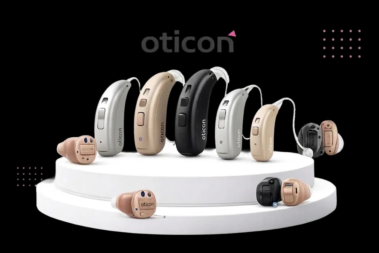 Berbagai pilihan alat bantu dengar Oticon